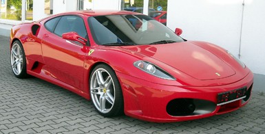 front view of the Ferrari 430 - F1 in Luzern