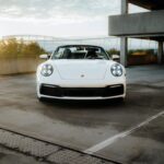 Front view Porsche 911 Carrera S Cabrio in Zürich
