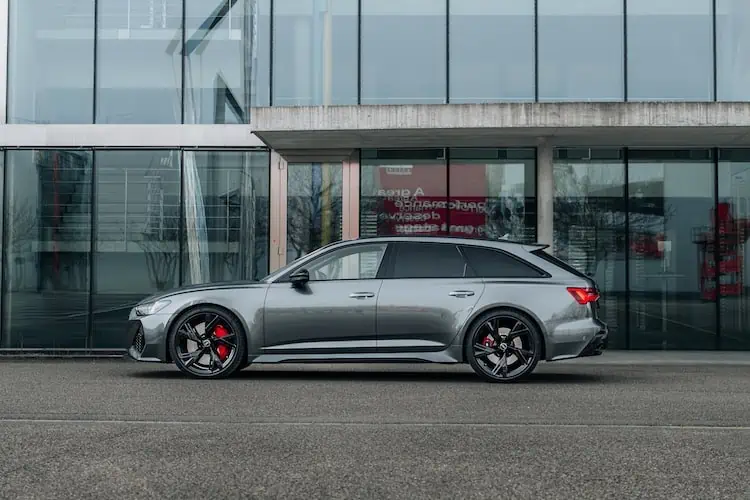 side view of the audi rs6 in zurich