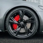 wheel view of the audi rs6 in zurich