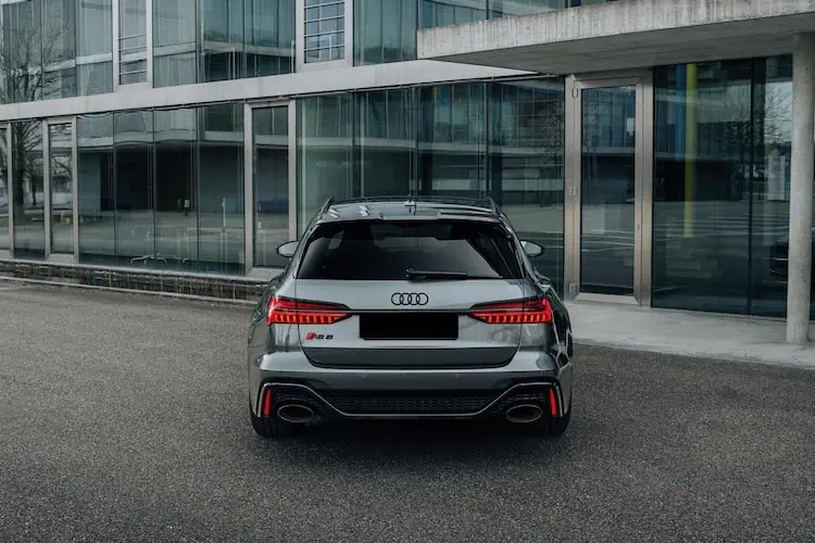 rare view of the audi rs6 in zurich