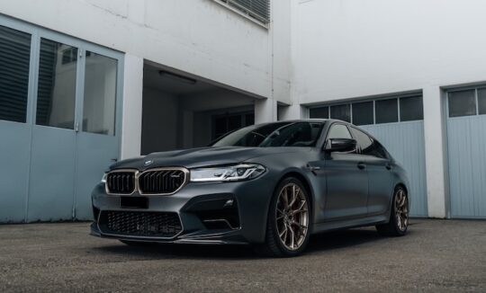 Front View of a BMW M5 CS in Zurich