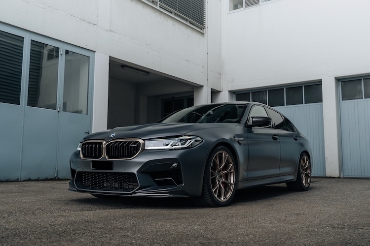 Front View of a BMW M5 CS in Zurich