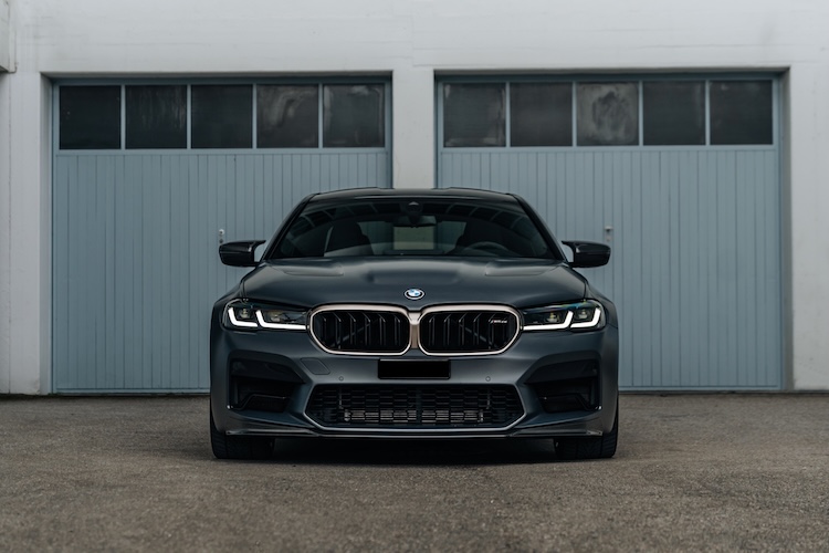 Front View of a BMW M5 CS in Zurich