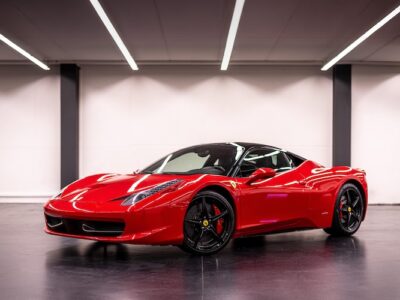 Front View of a Ferrari 458 Italia in Zurich