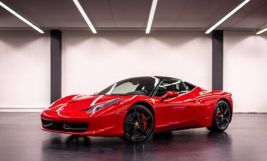 Front View of a Ferrari 458 Italia in Zurich