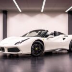 Front View of a Ferrari 488 Spyder in Zurich