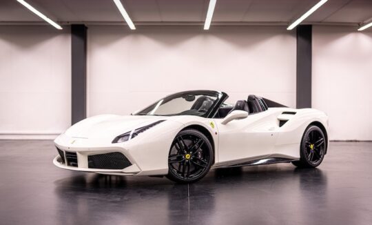 Front View of a Ferrari 488 Spyder in Zurich