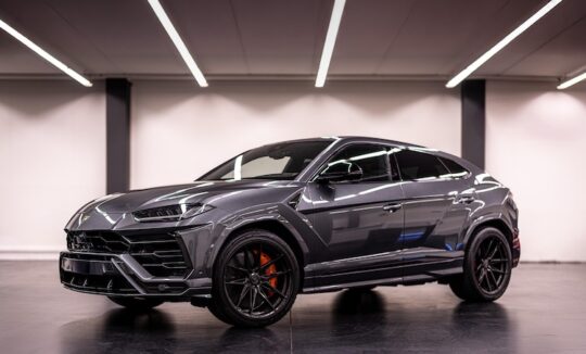 Front View of a Lamborghini Urus in Zurich