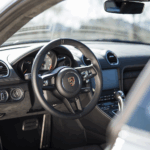 Interior Porsche Cayman GT4 on Lake Constance