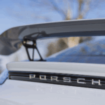 Brand Porsche Cayman GT4 on Lake Constance